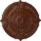 Ekena Millwork Attica Ceiling Medallion (Canopies up to 3 3/4"), 39 1/2"OD x 2 1/2"P, Burnished Mahogany Crackle CM39ATBMC - alternate 1